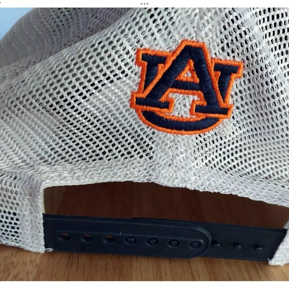 Auburn Tigers Hat Trucker Mesh Snapback Cap USA Flag Patch OSFA New - Picture 2 of 3
